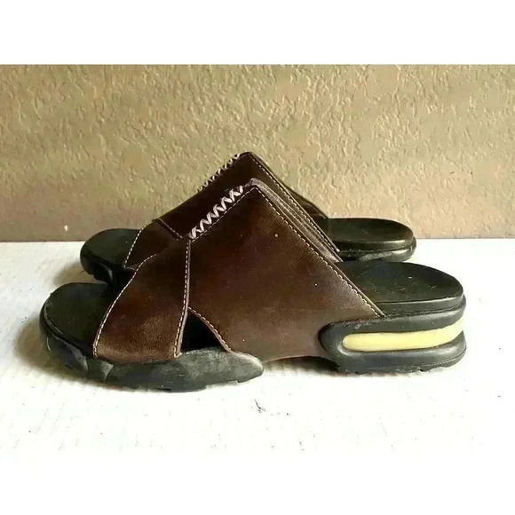Cole Haan Womens D11008 Brown Leather Slide Sandals Comfort Slip on Size 6 1/2B - Picture 5 of 8